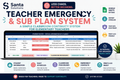Teacher Emergency & Sub Plan System for Elementary Classrooms